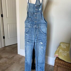 Pilcro Blue Denim Overalls